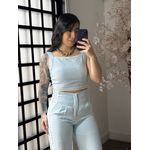 Conjunto Marrant Bordado Flávia 372 - Azul Claro C024