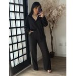 Conjunto Linho C/ Brilho Ravena 3341 - Preto C018