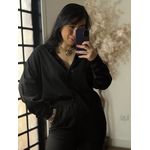 Conjunto Linho C/ Brilho Ravena 3341 - Preto C018