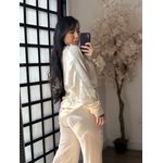 Conjunto Linho C/ Brilho Ravena 3341 - Bege C018