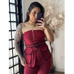 Conjunto Calça Viscose Luana 3278 - Vinho C057