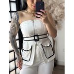 Conjunto Calça Viscose Luana 3278 - Branco C057