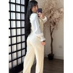 Conjunto Rendado Jade M031 - Amarelo C064