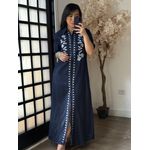 Vestido Jeans Dona Flor 2501 - Azul Escuro C028