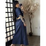 Vestido Jeans Dona Flor 2501 - Azul Escuro C028