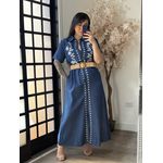 Vestido Jeans Dona Flor 2501 - Azul Claro C028