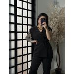 Conjunto Alfaiataria Kimono 61009 - Preto 