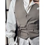 Conjunto Linho Marly 61022 - Cinza C025