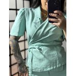 Conjunto Calça Marrant Naomi 1024 - Verde Água C095