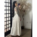 Vestido Linho C/ Cinto Ayla 3600 - Cru C066