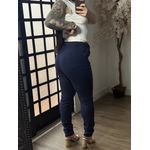 Calça Sarja C/ Cinto Nalu XY081 - Azul Marinho C0127