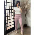 Calça Sarja C/ Cinto Nalu XY081 - Rosa C0128