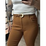 Calça Sarja C/ Cinto Nalu XY081 - Terra Cota C0128