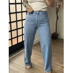 Calça Jeans Wide Leg com Brilho Marmorizada 1477C121