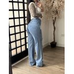 Calça Jeans Wide Leg Marmorizada 1209 C117