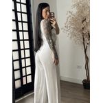 Macacão Longo Marrant Aurora 1008 - Branco C041