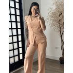 Conjunto Calça Marrant C/ Botões Lavínia 6601 - Salmão C098