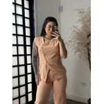 Conjunto Calça Marrant C/ Botões Lavínia 6601 - Salmão C098