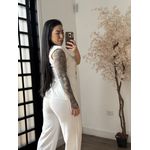 Conjunto Calça Marrant C/ Botões Lavínia 6601 - Branco C097