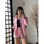 Conjunto Shorts Bordado Marina 1651 - Rosa C050