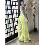 Calça Listrada Acetinado 2576Y - Verde 