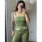 Conjunto Linho Bordado SD1624 - Verde C026