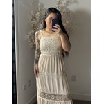 Vestido Bordado Lilla SD1605 - Bege C044