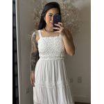 Vestido Bordado Lilla SD1605 - Branco C044