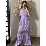 Vestido Bordado Lilla SD1605 - Lilás C044