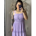 Vestido Bordado Lilla SD1605 - Lilás C044