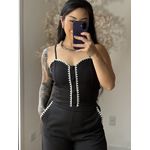 Conjunto Calça Bordado Mel SD1631 - Preto C037