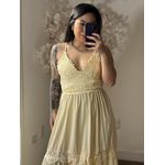 Vestido Bordado Maelle SD1625 - Amarelo Manteiga C043
