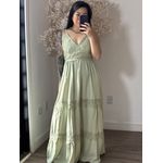 Vestido Bordado Maelle SD1625 - Verde Claro C043