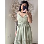 Vestido Bordado Maelle SD1625 - Verde Claro C043