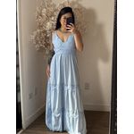 Vestido Bordado Maelle SD1625 - Azul C043