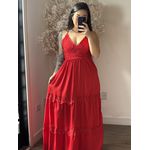 Vestido Bordado Maelle SD1625 - Vermelho C043