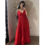 Vestido Bordado Maelle SD1625 - Vermelho C043