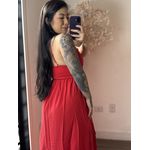 Vestido Bordado Maelle SD1625 - Vermelho C043