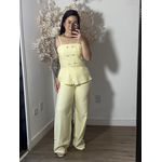 Conjunto Calça Tyna 1023 - Amarelo Manteiga C030
