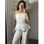 Conjunto Calça Tyna 1023 - Branco C030