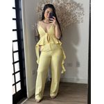Conjunto Calça Roseli 366 - Amarelo 