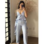 Conjunto Calça Roseli 366- Azul 