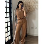 Conjunto duas listras Rosana 1500 - Marrom Claro 