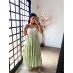 Vestido Bordado Ilana A5175 - Verde Claro C045