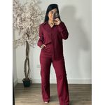 Conjunto Linho Kalina LV3386 - Vinho C022