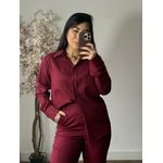 Conjunto Linho Kalina LV3386 - Vinho C022