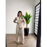 Colete Alongado Sofia SD06- Creme