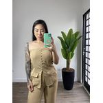 Conjunto Belina AB058- Bege 