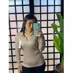 Blusa tricô Heloísa 306- Rose queimado