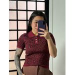 Blusa onçinha gola 8167 - Vinho